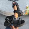 2025 Nowe Damskie Sandały Casualowe Podwyższające Koturny Wysokie Obcasy Buty Sportowe Kobiety Lato Trend Platforma Klin Plażowe Damskie Sandały