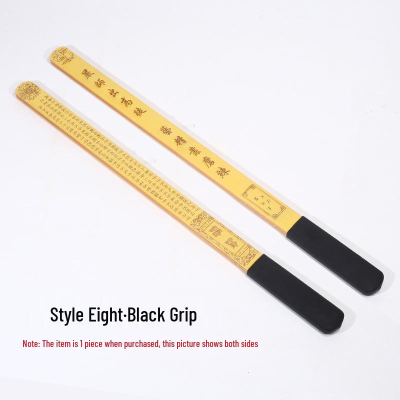 Dual-Use Bamboo Ruler & Massage Stick - Creative Fitness & Cultural Gift