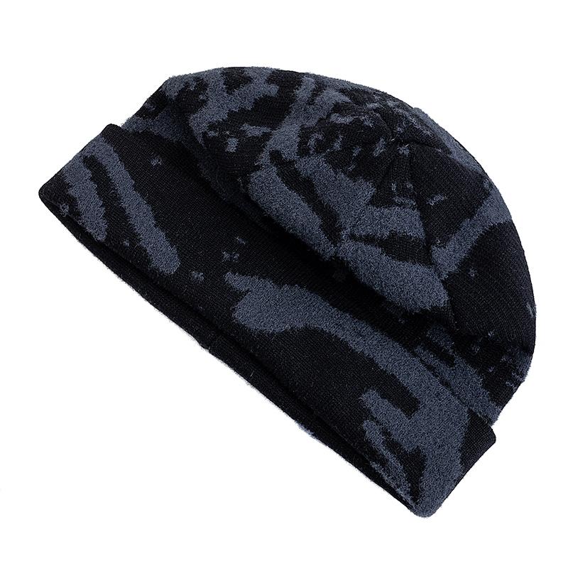 New Unisex Outdoor Skull Cap Fashion Geometric Printing Dandy Winter Hats Sailor Style Hats For Men Women Autumn Ski Beanie Cap