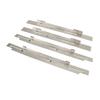 4PCS Stainless Steel Wind Guard for 36in Griddle Stable Combustion Adjustable Oven Wind Guard Shield for Home