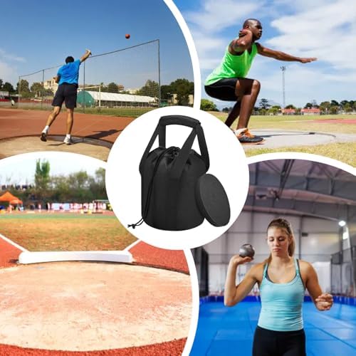 Shot Put Carrying Bag Portable Waterproof Shot Put Organizer with Handle Durable Transport Bag for Athletes Training Competition School Team