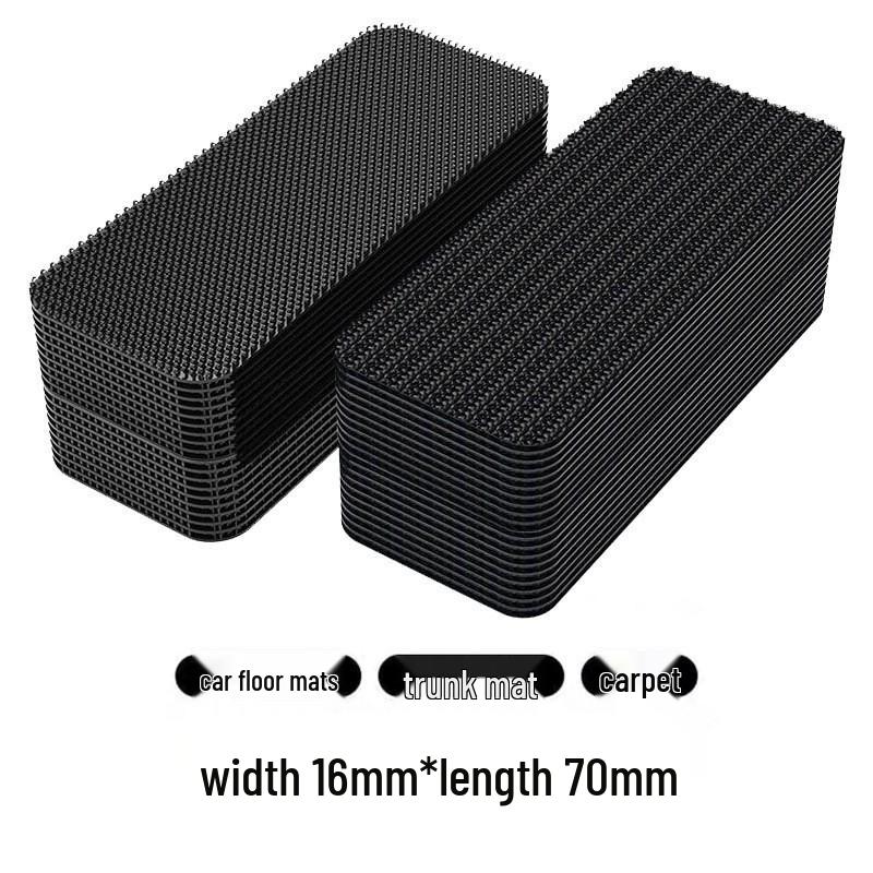 Strong Double-Sided Velcro Car Floor Mat Anti-Slip Tape - Traceless, Self-Adhesive, Invisible Nail-Free Fixer