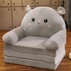 2 In 1 Foldable Cartoon Lazy Sofa 3layers Children Furniture Flip Open Girl Princess Baby Toddler Reading Area Armchair
