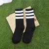 New Men/Women 3 Three Stripes Cotton Socks Retro Old School Skate Long Short White Black Winter Cool