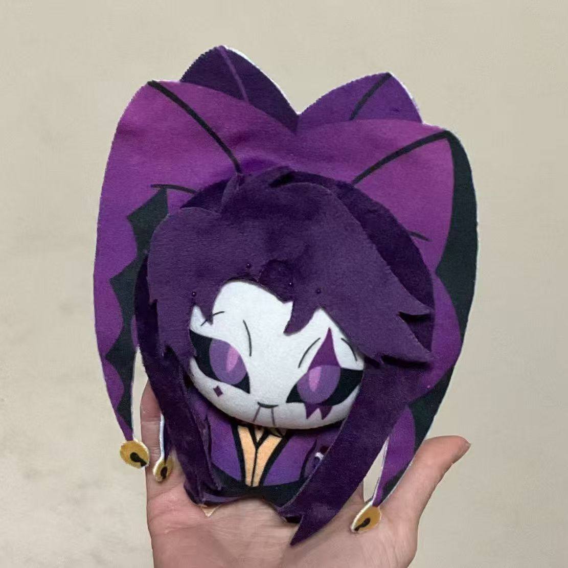 De Freak Circus 10cm Kaartjesophaler Pluche Pop Schattig Meisjesachtig Hart Knuffel Pluche Speelgoed Voor Meisjes Verzameling Bureau Decor Zacht Speelgoed purple