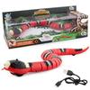Jouets pour Chat Serpent Interactif, Serpent Jouet Intelligent à Détection Réaliste