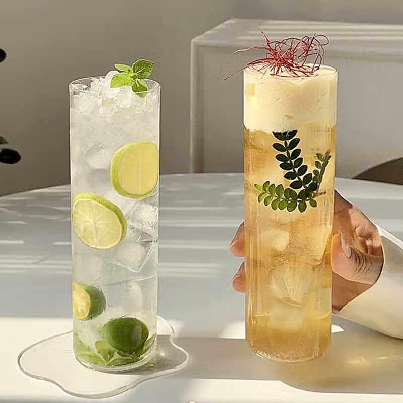 ZISIZ Handmade High Borosilicate Collins Glass