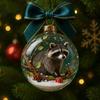Zvířecí vánoční ozdoby ručně vyráběné 3D želva/tučňák/včela/jezevčík průhledná koule ozdoba na vánoční stromek sváteční domácí párty dekorace