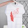 Damon Salvatore The Vampire Diaries Tshirts Men Shirt Harajaku Chronicles Vampiricas Summer Streetwear Casual Tee Short Sleeve