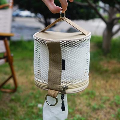 Outdoor Camping Tissue Case Roll Paper Storage Bag Portable Hanging Napkin Holder For Tent Tissue Boxes Container Paper Dispense