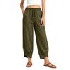 Women's Casual Loose Fit Drawstring Wide Leg Pants with Pockets