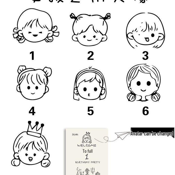 

Creative Baby Celebration Sign - Full Moon, 100 Days, First Birthday Folded Shipping (Board Only)