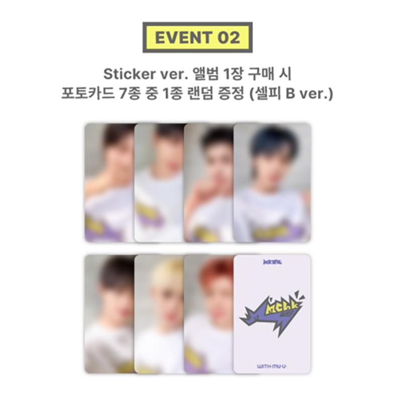 [Предзаказ] NEXZ - Второй сингл-альбом [Mmchk] Sticker ver. (Счастливый розыгрыш) WITHMUU RANDOM