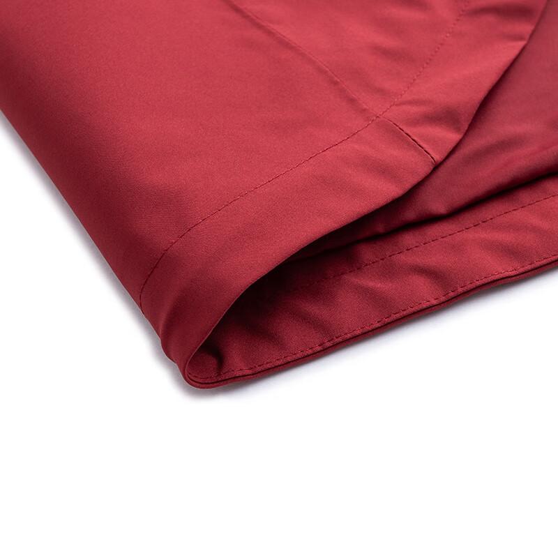 Anta Champion Outdoor Series Solid Color Woven Warm Jacket Casual Sports Suit Men Jackets Dark-Red 152410615-3