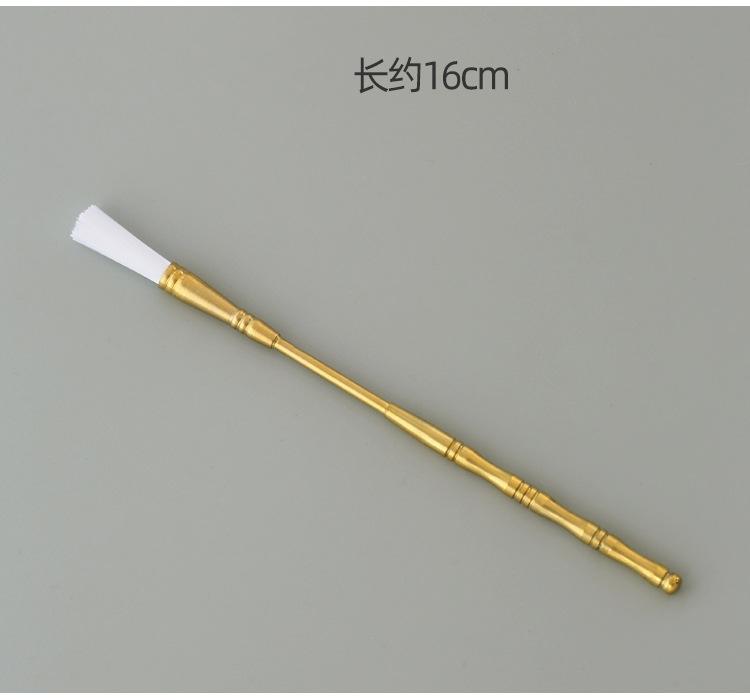 Brass Incense Seal Tool DIY Play Extension Incense Seal Incense Shovel Incense Scoop Ash Incense Sweep Incense Supplies Tools