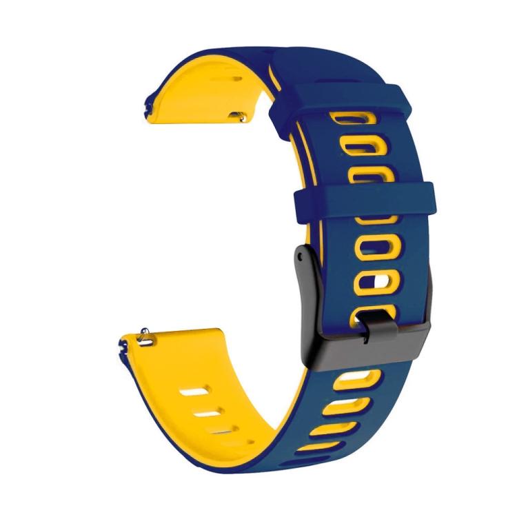 

For Huawei Watch GT3 46mm 22mm Mixed-Color Silicone Watch Band For Huawei Watch GT3 46mm синій