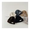Korean Style Children's Woolen Hat Autumn and Winter Style  Versatile Baby Knitted Ear Protection Hat Boys' and Girls' Woolen Hat Cold Hat