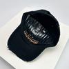 New Unisex Letter Embroidery Broken Style Baseball Hats Breathable Personal Sunshade Peaked Caps Versatile Fashion Street Retro