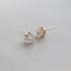 kooB Daily Round Cubic Earrings