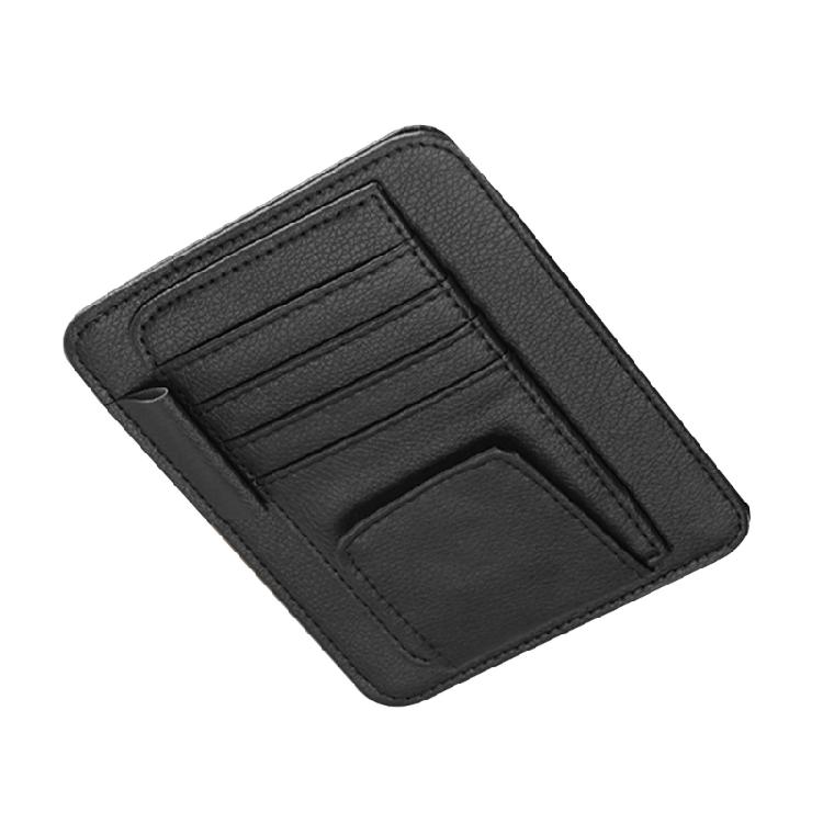 Car Sun Visors Organizer Multi-Pocket Business Card Storage Management Sunglasses Holder Visors Organizers
