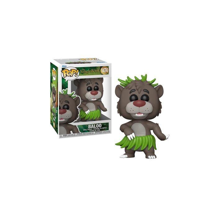 Figurine - FUNKO - Pop Disney N° 1474 - Baloo - Marron - À partir de 3 ans