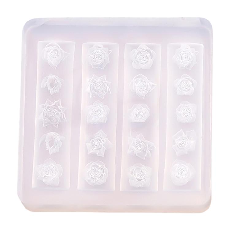 Professionelle Silikonform für 3D-Nagelkunstform Wiederverwendbare Nagelform Dekoration Geeignet für verschiedene Fähigkeitsstufen