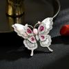 New Niche Smart Butterfly Fritillary Small Brooch High-End Design Girl Versatile Dress Put Out The Light Brooch