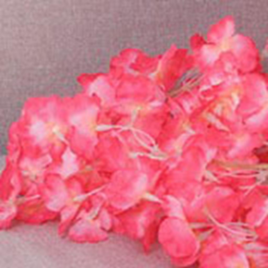 1.8m 256 Simulated Artificial Sakura Flower Garland Hanging Vines for Spring Home Room Wedding Party Decor