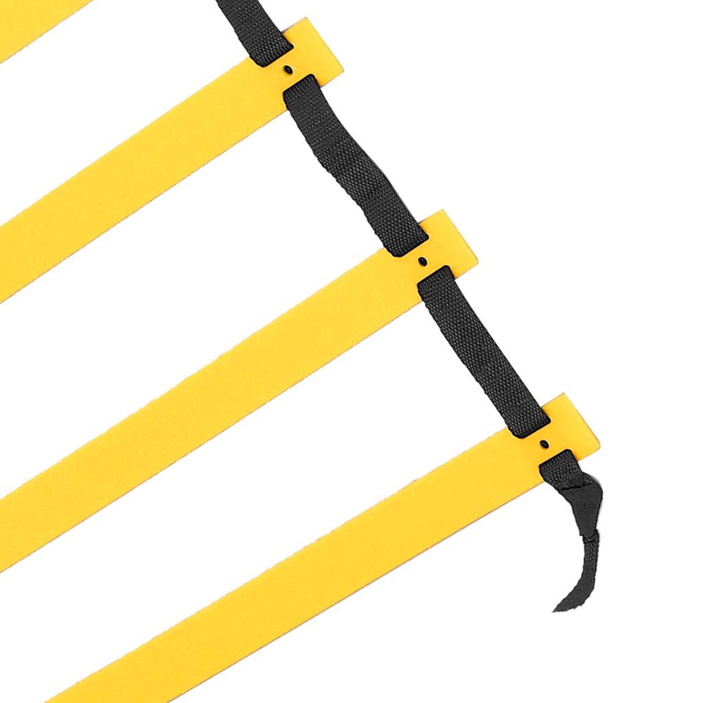 Polypropylene Training Agility Speed Ladder Stairs Footwork for Soccer Fitness AccessoryBlack Rope