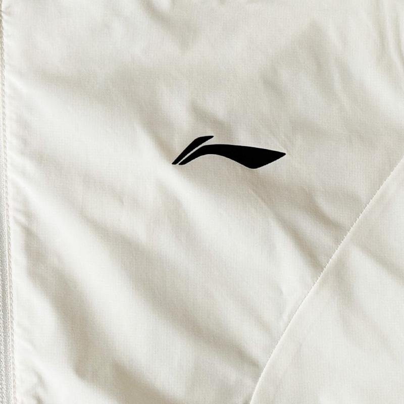 Li Ning Casual Versatile Logo Design Hooded Zipper Long Sleeve Windbreaker Unisex Outerwear AFDVG39-3