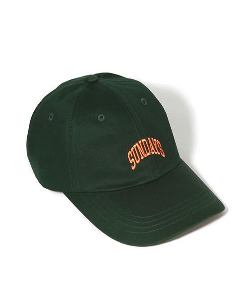 SUNDAY HOBBY CLUB Sunday Arch Logo Curve Cap Green