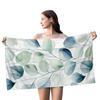 Stampe floreali poliestere stampato digitalmente fibra superfine pile double-face Asciugamano da bagno per vacanze al mare, telo mare