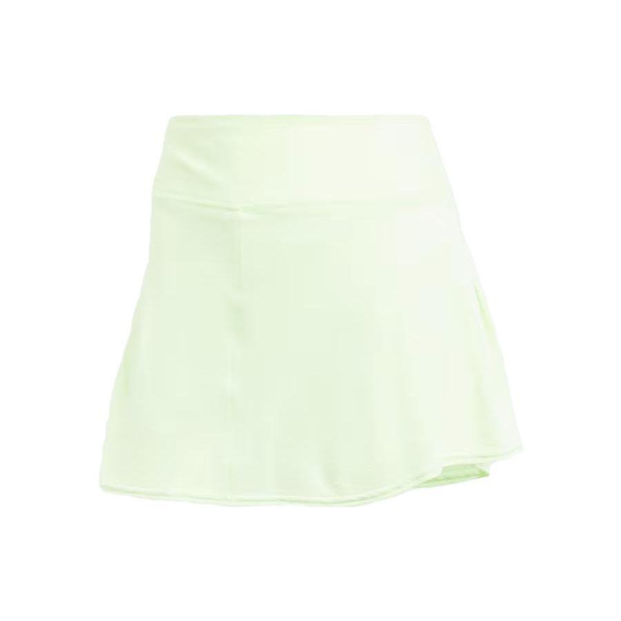 Adidas Tennis Match Skirt Solid Color Mid-Rise Fitted Breathable Cool Tennis Casual Skirt Women skirts Light-Green IS7247 S