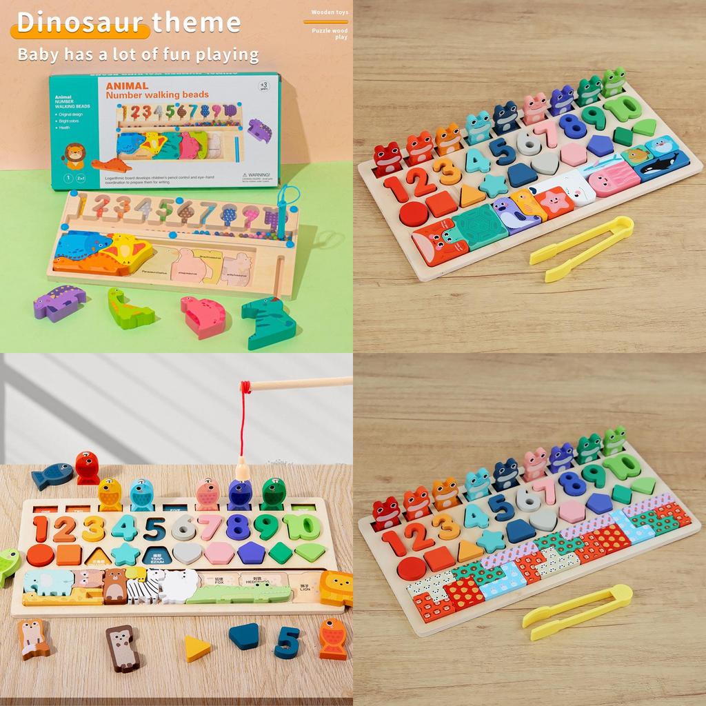 Hölzerne 3D-Puzzleblöcke für Kinder Zum frühen Lernen Pädagogisches Spielzeug für Vorschulkinder