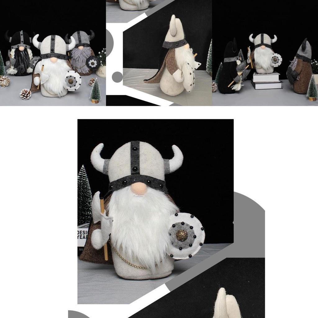Whimsical Viking Gnome Plush Doll Perfect For Festive Scandinavian Celebrations