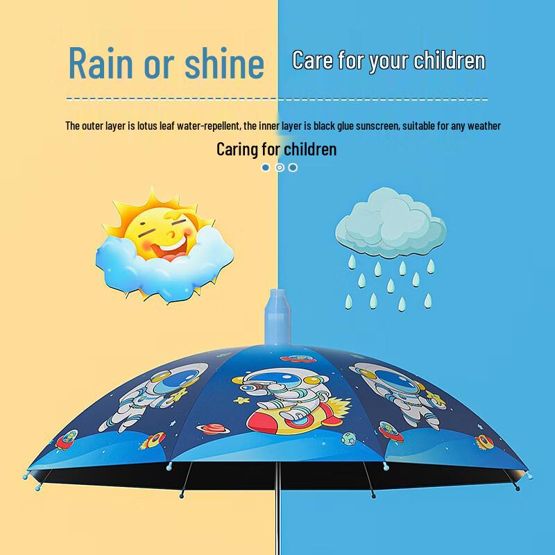 Nanqiao Kids Automatic Cartoon Sun Umbrella