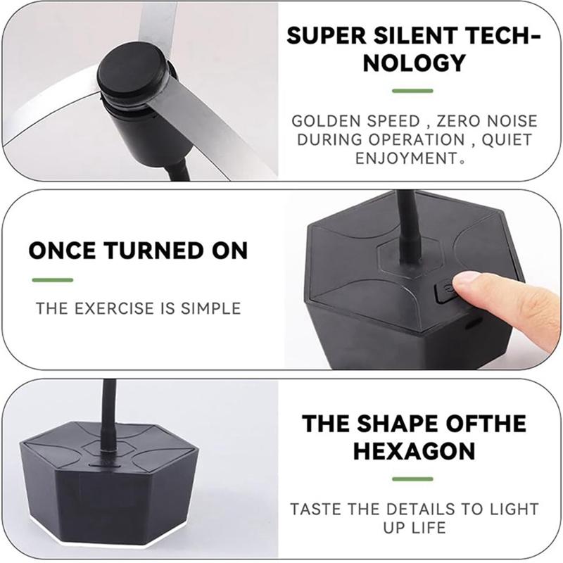 Fly Fans For Tables Rechargeable Fly Fans For Food Keep Flies Away Flexible Fly Repellent Fans For Outdoor Table Top