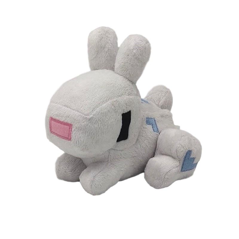 Minecraft Rabbit Plush Toy Cute White Bunny Doll For Girls And Boys 16cm Height