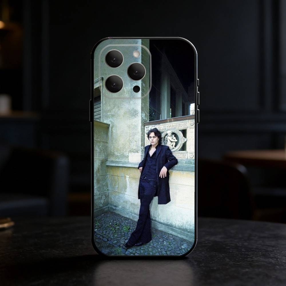 

V-Ville H-HIM V-Valo Emery Phone Case For iPhone 17,16,15,14,13,12,11 Plus,Pro Max,SE4Soft Silicone Black Cover iPhone14Pro