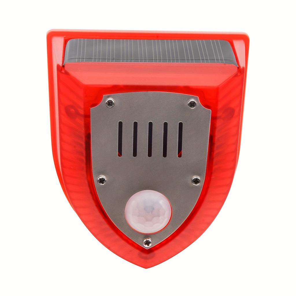 Solar Alarm Animal Induction Sound Light Outdoor Alarm Support For Orchard Villa Farm