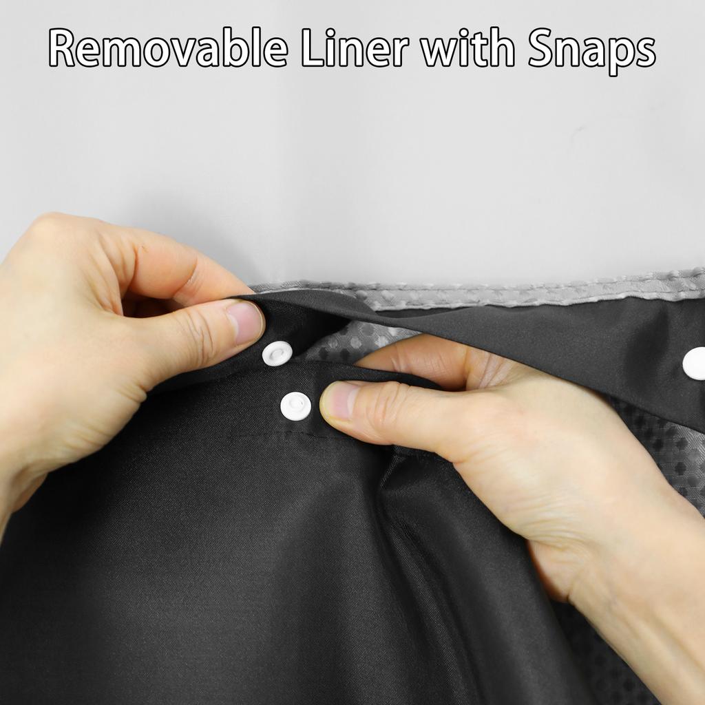 Double-Layer Waterproof Shower Curtain Bathroom Curtain Household Bathing Cover Shower Curtains