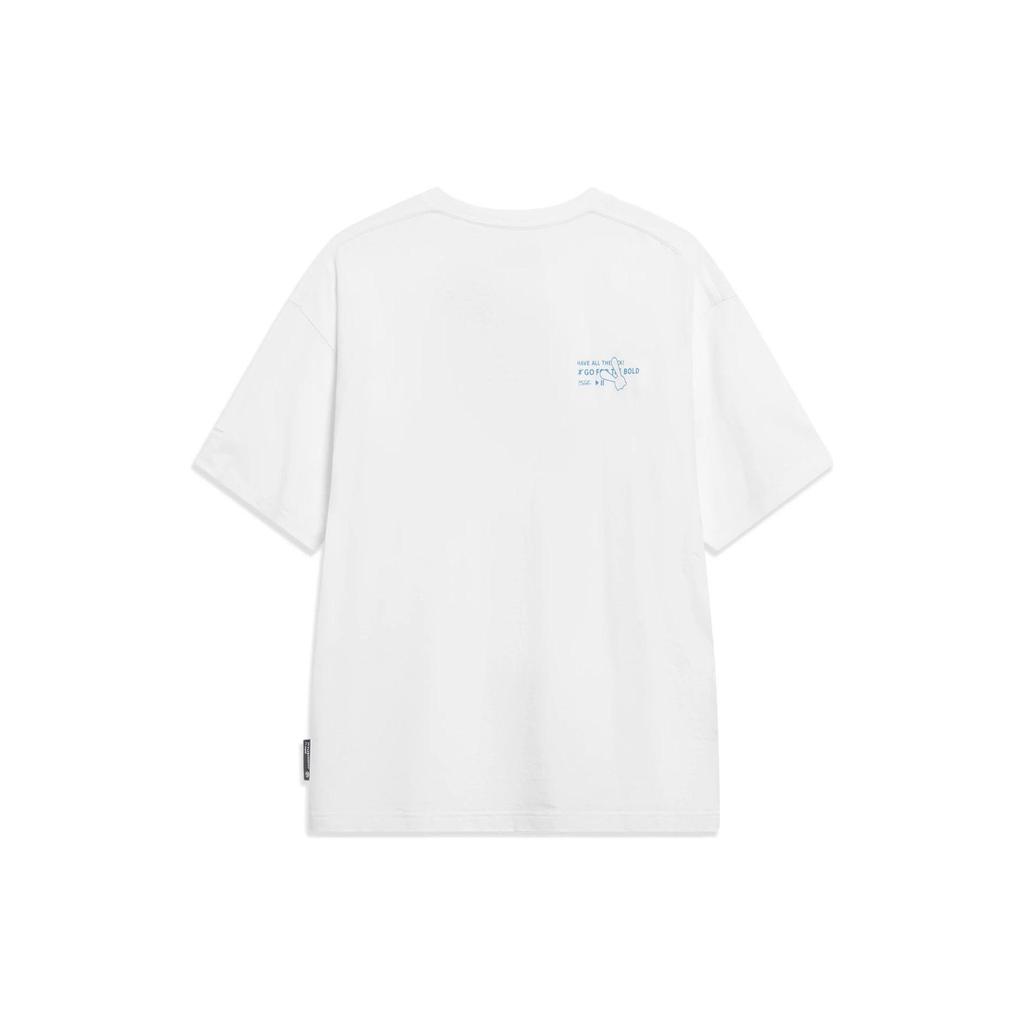 Li Ning x Disney T Shirt Unisex Ivory AHST309-6