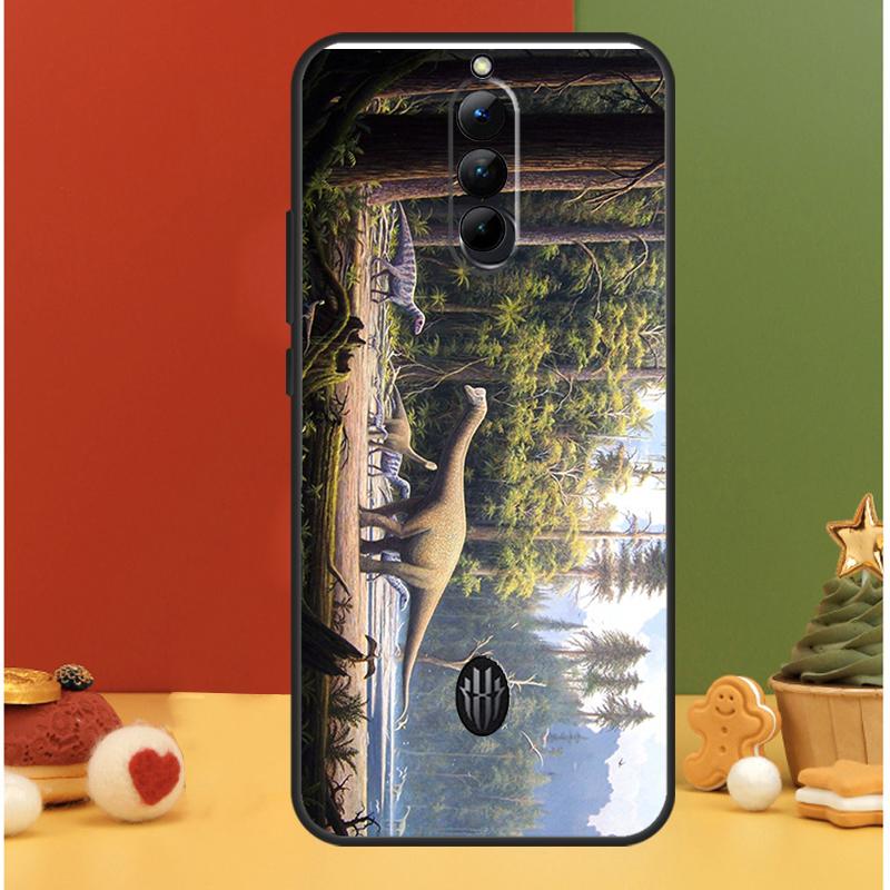Dinosaur Case For ZTE Nubia Red Magic 11 Pro Plus 8 9 10 8S 9S 10S Pro Plus 6S 7S 7 Pro 10 Air Cover