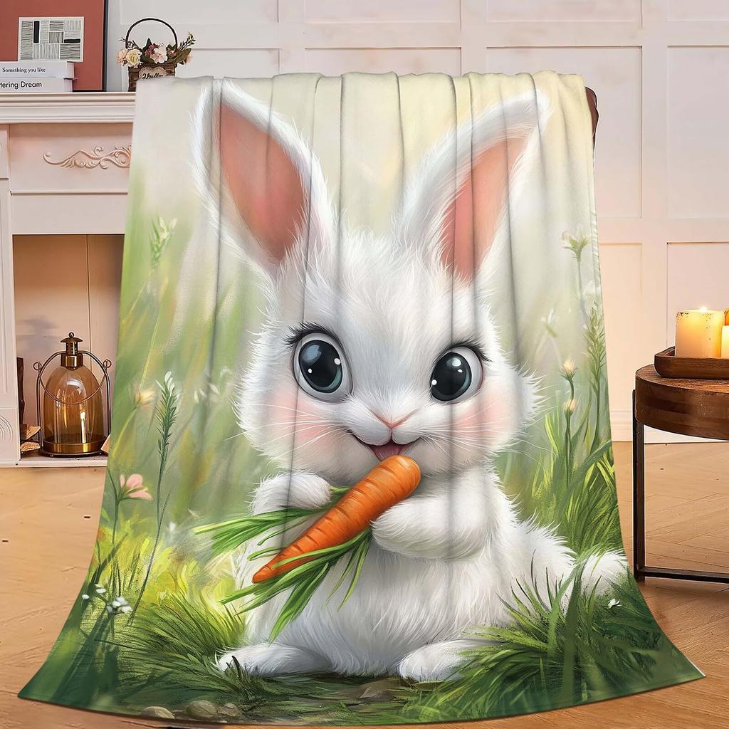 Black and white wolf in the night sky digital-printed polyester Bedroom velvet flannel soft cover blanket Fleece cover blankets