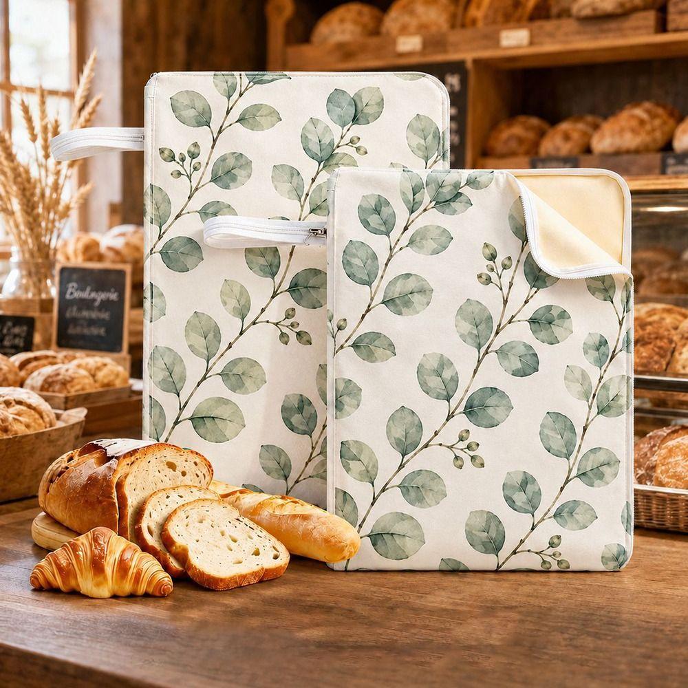 1pc Organic Linen Beeswax Bread Bags Beeswax Coated Food Storage Bags Kitchen Use