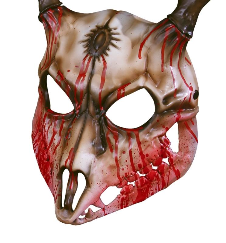 Reindeer Mask Full Face Mask Masquerade Mask Antler Mask Deer Head Mask Halloween Party Mask Carnivals Mask