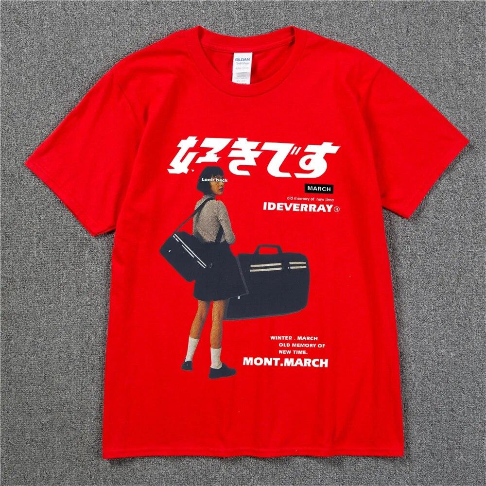 Hip Hop Streetwear Harajuku T Shirt Mädchen Japanische Kanji Drucken T-shirt 2022 Unisex Sommer Kurzarm T-Shirt Baumwolle Lose Tops tees