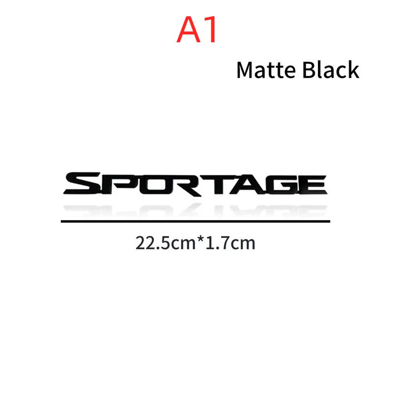 

3D ABS Автоаксессуары Sportage Sportage R Наклейка с логотипом в виде букв автомобиля Наклейки на задний бампер, заднюю дверь, багажник Автостайлинг A1