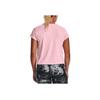 Under Armour Knockout Solid Simple Training Sports Crew Neck Short Sleeve T-Shirt Women T-Shirt Pink 1374607-647