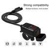 Motorcycle Phone Charger USB C Motor USB Fast Charger Motorcycle USB Charger With USB Type C For Phone Tablet GPS Boats